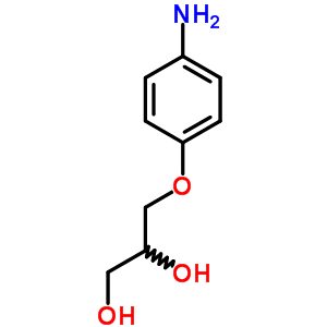3-(4-氨基苯氧基)-1,2-丙二醇结构式_58754-71-5结构式