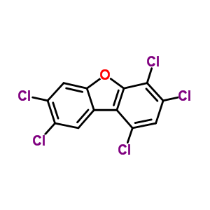 1,3,4,7,8-五氯二苯并呋喃结构式_58802-16-7结构式