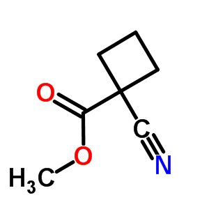 Methyl 1-cyanocyclobutanecarboxylate Structure,58920-79-9Structure