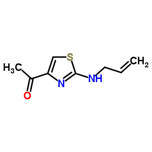 1-(2-(2-丙烯基氨基)-4-噻唑)乙酮结构式_5898-39-5结构式