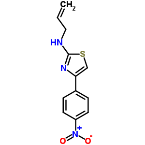 烯丙基-[4-(4-硝基-苯基)-噻唑-2-基]-胺结构式_5898-41-9结构式