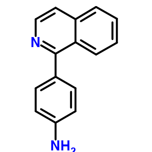 1-(4-氨基苯基)异喹啉结构式_58992-84-0结构式