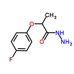 2-(4-氟苯氧基)丙肼结构式_590356-83-5结构式