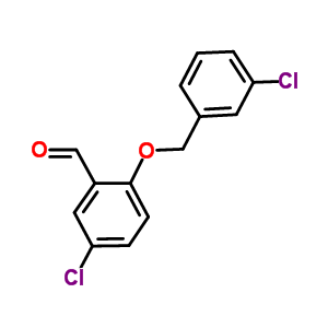 5-氯-2-[(3-氯苄基)氧基]苯甲醛结构式_590360-20-6结构式