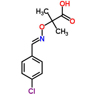 Alpha-((4-氯亚苄基氨基)氧基)异丁酸结构式_59079-16-2结构式