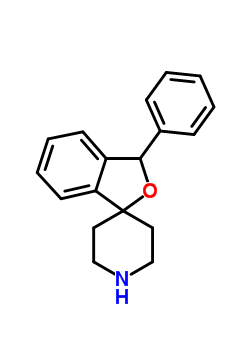 3-苯基螺[异苯并呋喃-1(3H),4-哌啶]结构式_59142-94-8结构式