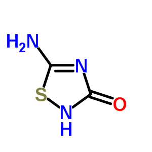 5-氨基-1,2,4-噻二唑-3(2H)-酮结构式_59221-06-6结构式