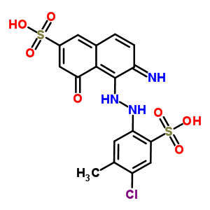 6-Amino-5-[(4-chloro-5-methyl-2-sulfophenyl)azo]-4-hydroxy-2-naphthalenesulfonic acid Structure,59223-29-9Structure