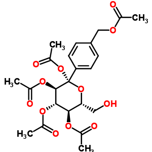 乙酰基天麻素结构式_59252-47-0结构式