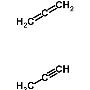 丙炔与丙二烯的混合物结构式_59355-75-8结构式