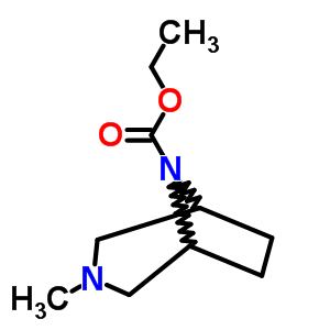 3-Methyl-3,8-diazabicyclo[3.2.1]octane-8-carboxylic acid ethyl ester Structure,59436-69-0Structure