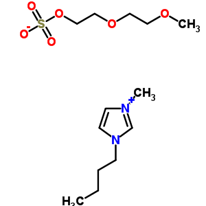 1-Butyl-3-methylimidazolium 2-(2-methoxyethoxy)ethyl sulfate Structure,595565-54-1Structure