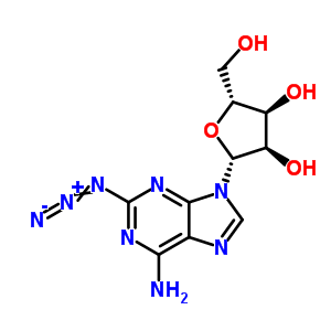 2-叠氮基腺苷结构式_59587-07-4结构式