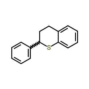 2-苯基硫代苯并二氢吡喃结构式_5961-99-9结构式
