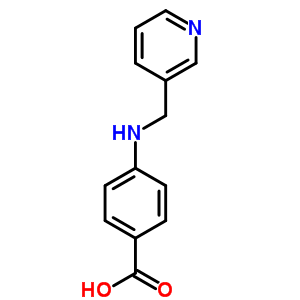 4-[(吡啶-3-甲基)-氨基]-苯甲酸结构式_5966-19-8结构式
