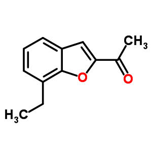 2-乙酰基-7-乙基苯并呋喃结构式_59664-03-8结构式
