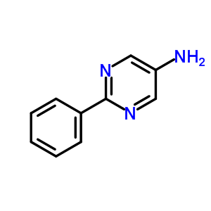 2-苯基嘧啶-5-胺结构式_59808-52-5结构式