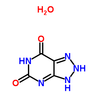 8-氮杂黄嘌呤单水合物结构式_59840-67-4结构式