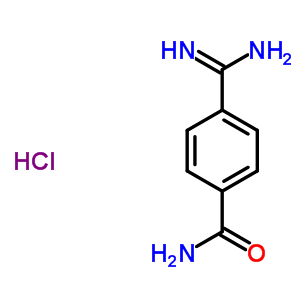 4-Amidinobenzamide hydrochloride Structure,59855-11-7Structure