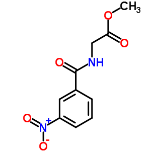 Methyl 2-[(3-nitrobenzoyl)amino]acetate Structure,59893-98-0Structure