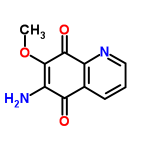 6-氨基-7-甲氧基-喹啉-5,8-二酮结构式_59962-98-0结构式