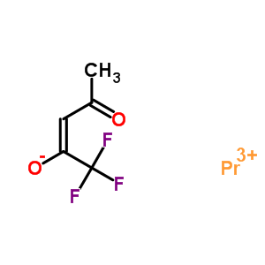 三氟乙酰丙酮酸镨结构式_59991-56-9结构式