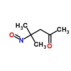 (9CI)-4-甲基-4-亚硝基-2-戊酮结构式_60027-50-1结构式