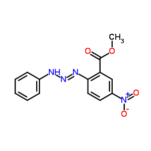 Methyl 2-anilinodiazenyl-5-nitro-benzoate Structure,60042-01-5Structure