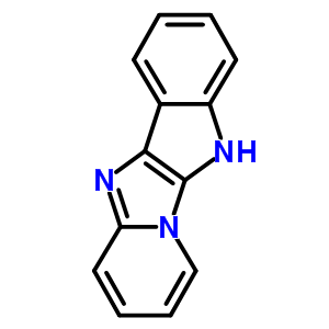 吡啶并(1,2-a)咪唑并(5,4-b)吲哚结构式_60067-39-2结构式
