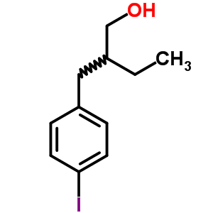 2-(p-碘苄基)-1-丁醇结构式_60075-61-8结构式