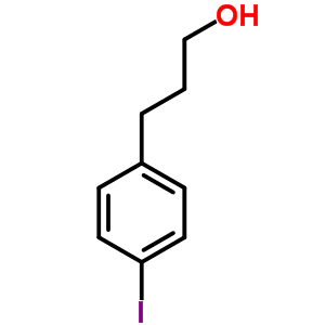 3-(p-碘苯基)-1-丙醇结构式_60075-78-7结构式