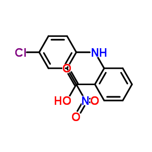 2-[(4-氯-2-硝基苯基)氨基]-苯甲酸结构式_60091-87-4结构式