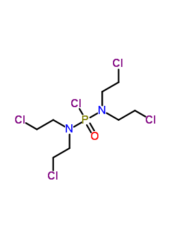 Tetrakis(2-chloroethyl)phosphorodiamidic chloride Structure,60106-92-5Structure