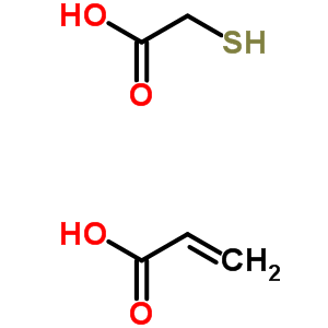 2-丙烯酸与巯基乙酸的调聚物结构式_60162-05-2结构式