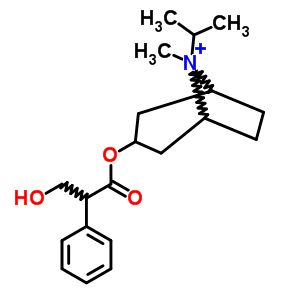 (endo,syn)-3-(3-羟基-1-氧代-2-苯基丙氧基)-8-甲基-8-(1-甲基乙基)-8-氮杂双环[3.2.1]辛烷结构式_60205-81-4结构式
