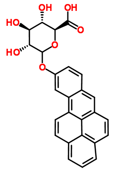 Benzo(a)pyrenyl-9-glucuronide Structure,60262-87-5Structure