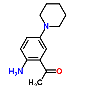 1-(2-氨基-5-哌啶苯基)-1-乙酮结构式_60283-14-9结构式