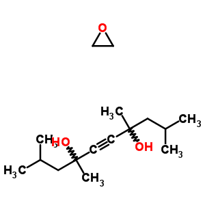 2,4,7,9-Tetramethyl-5-decyne-4,7-diol polymer with oxirane Structure,60293-00-7Structure