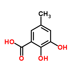 Benzoic acid, 2,3-dihydroxy-5-methyl- Structure,6049-93-0Structure