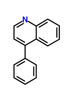 4-苯基喹啉结构式_605-03-8结构式