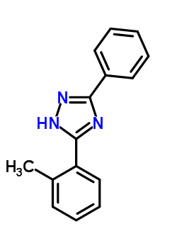 5-苯基-3-(邻甲苯)-1H-1,2,4-噻唑结构式_60510-57-8结构式