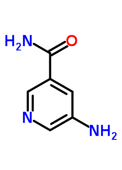 5-氨基吡啶-3-羧酰胺结构式_60524-52-9结构式