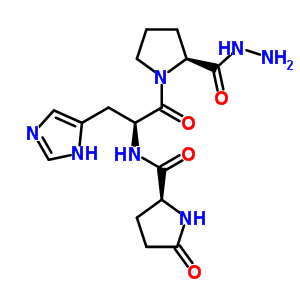 脯氨酰肼-促甲状腺素-释放激素结构式_60548-59-6结构式