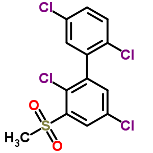 3-Methylsulfonyl-2,2’,5,5’-tetrachlorobiphenyl Structure,60640-54-2Structure