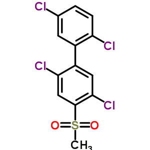 4-Methylsulfonyl-2,2’,5,5’-tetrachlorobiphenyl Structure,60640-55-3Structure
