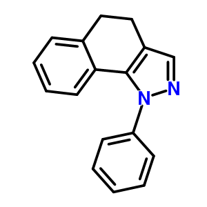 1-苯基-4,5-二氢-1H-苯并[g]吲唑结构式_60656-04-4结构式