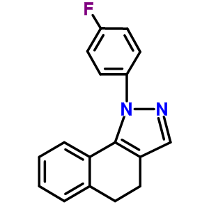 1-(4-氟苯基)-4,5-二氢-1H-苯并[g]吲唑结构式_60656-06-6结构式