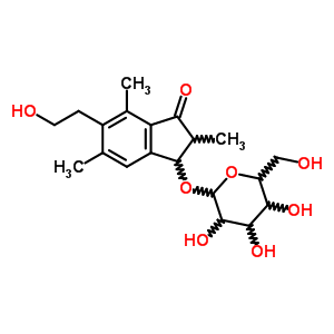 蕨素 C 3-葡糖苷结构式_60657-36-5结构式