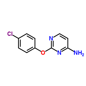 2-(4-氯苯氧基)-4-嘧啶胺结构式_60722-64-7结构式