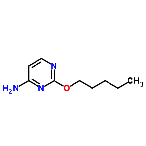2-(戊基氧基)-4-嘧啶胺结构式_60722-65-8结构式